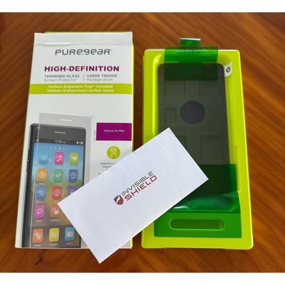 PureGear iPhone 13 Screen Protector for iPhone SX Max New - Picture 2 of 2